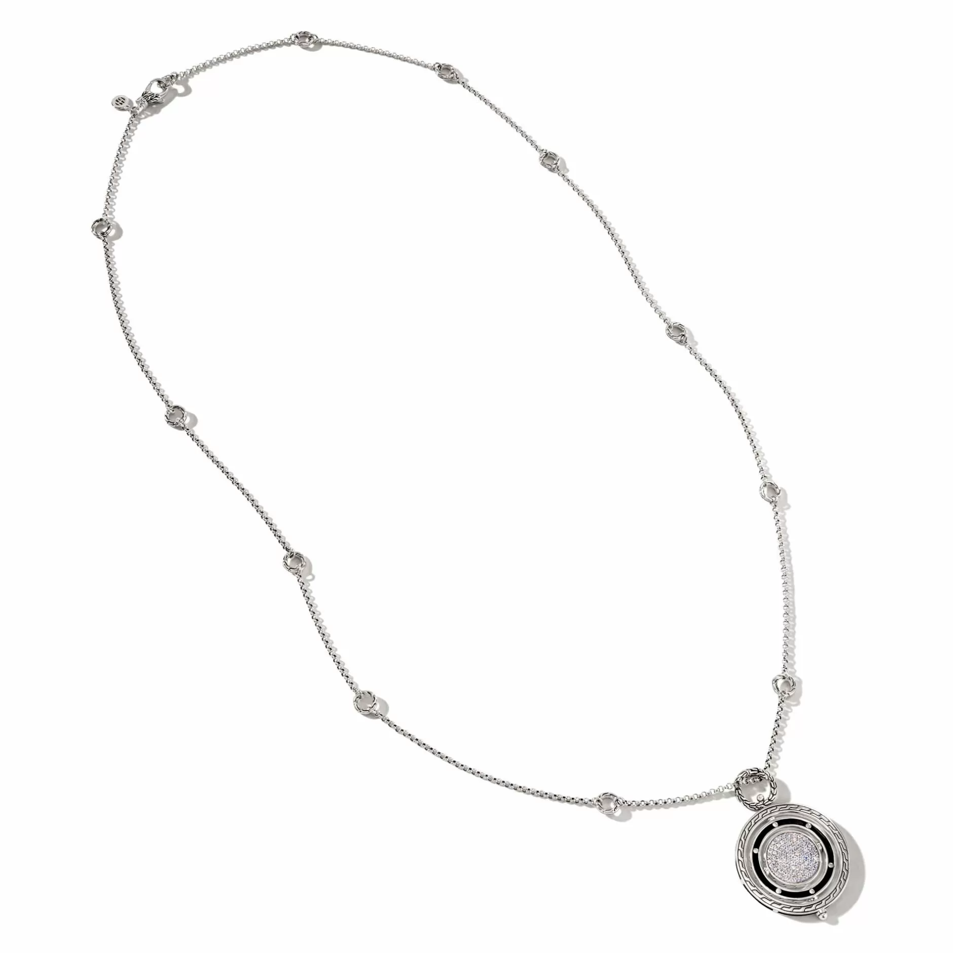 Moon Door Necklace, Sterling Silver, Pave^John Hardy Outlet