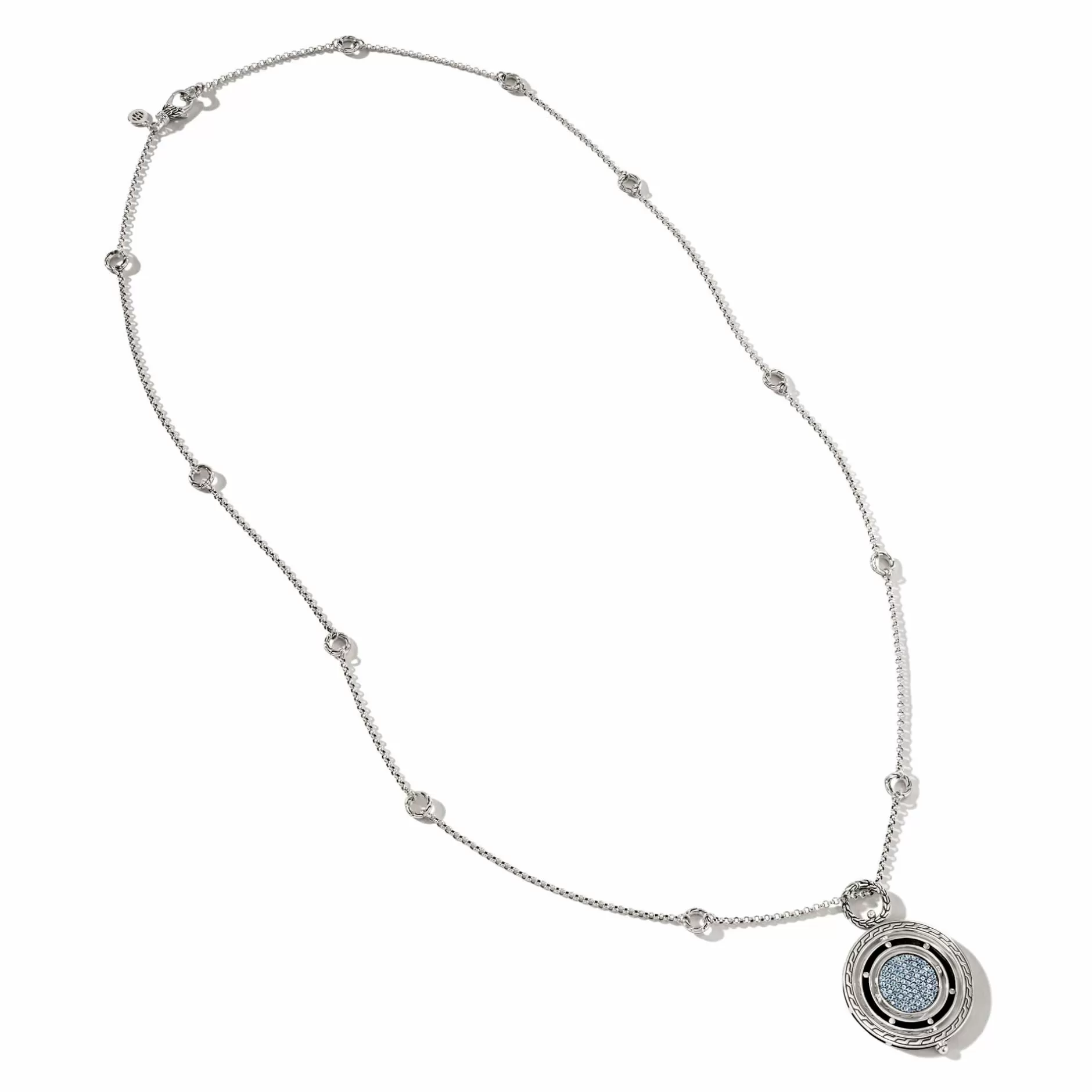 Moon Door Necklace, Sterling Silver, Pave^John Hardy Discount