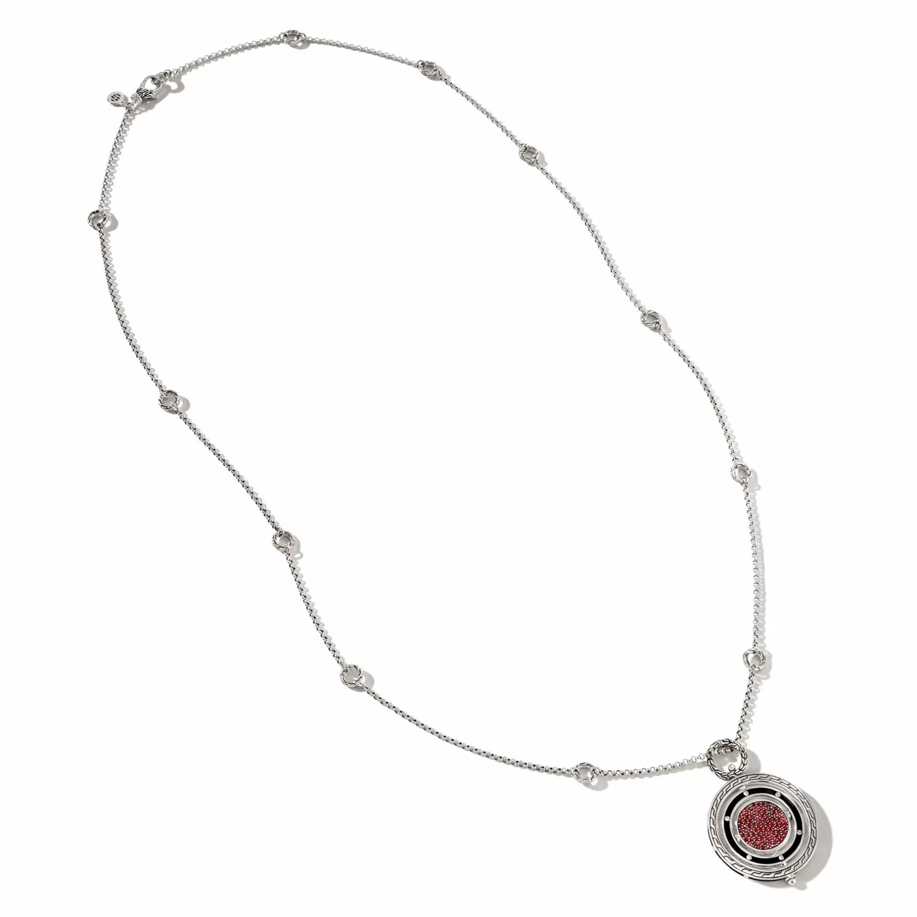 Moon Door Necklace, Sterling Silver, Pave^John Hardy Store