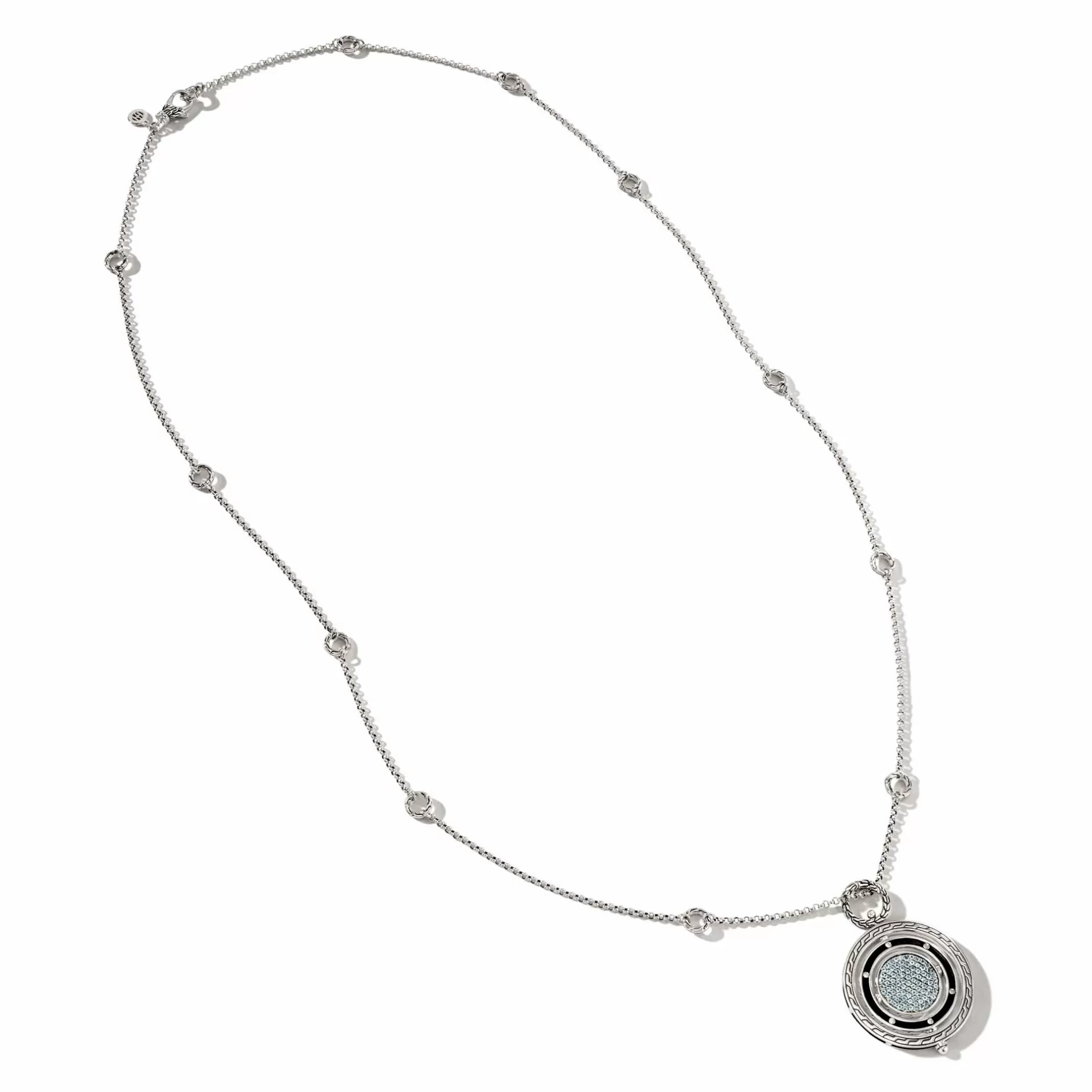 Moon Door Necklace, Sterling Silver, Pave^John Hardy Hot