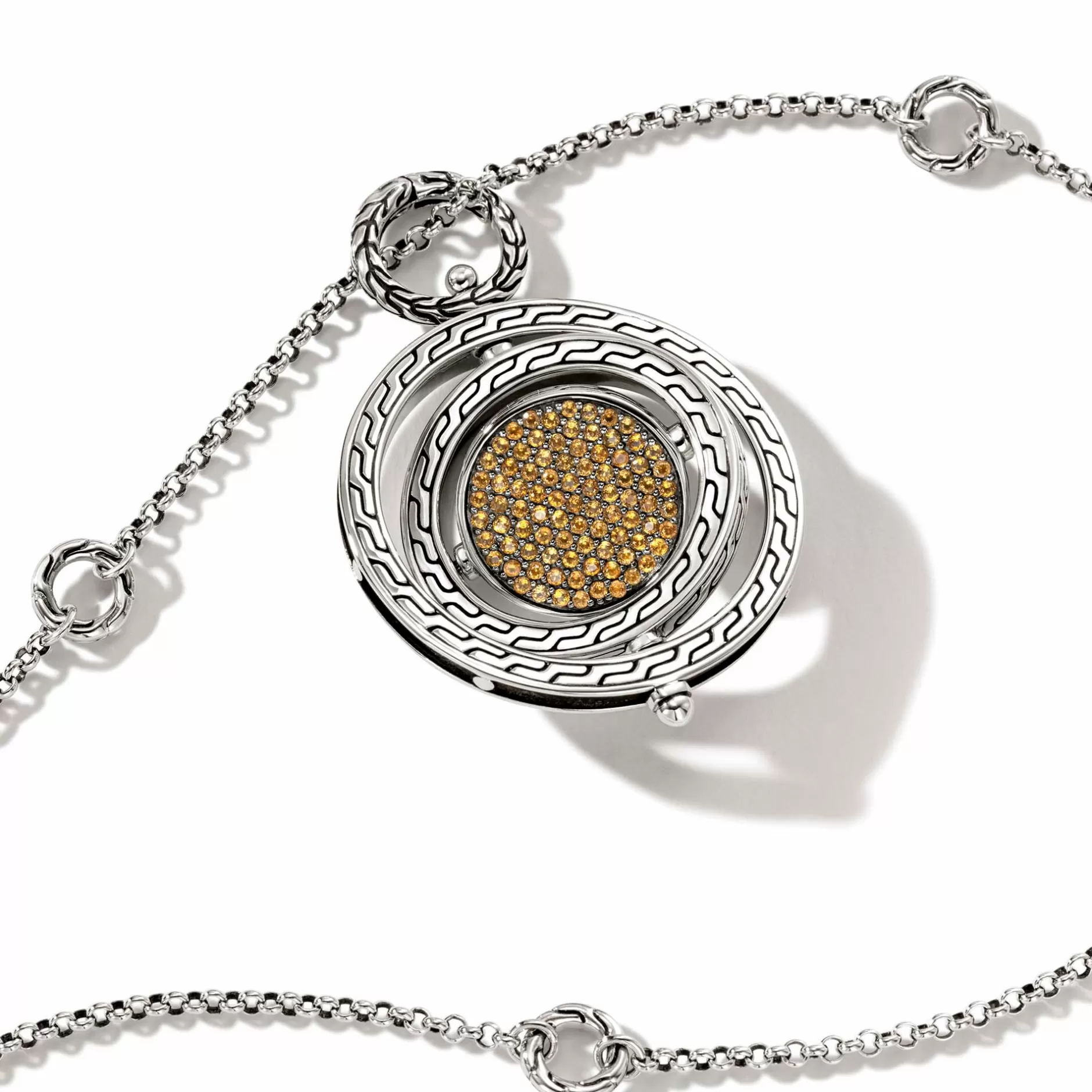 Moon Door Necklace, Sterling Silver, Pave^John Hardy Hot