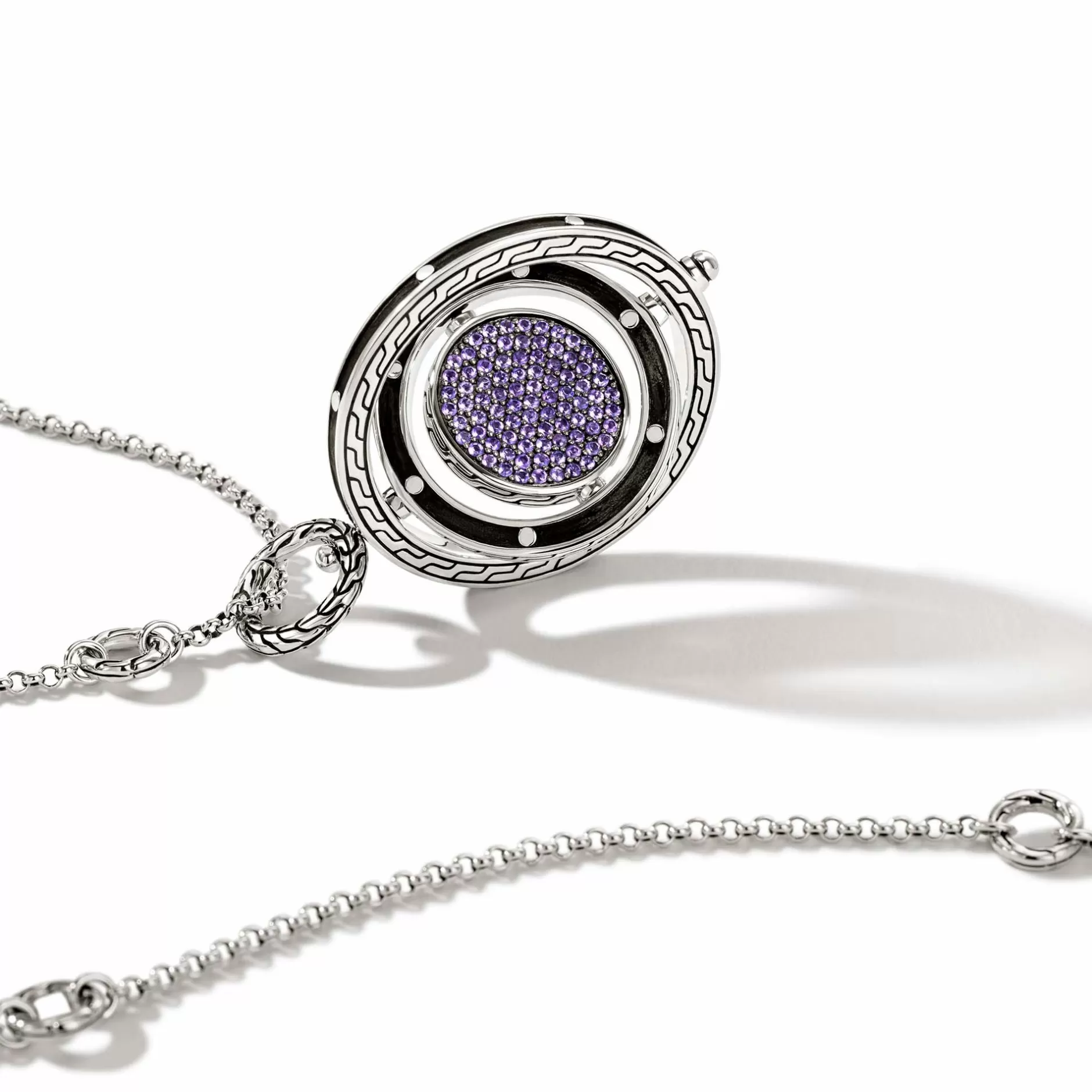 Moon Door Necklace, Sterling Silver, Pave^John Hardy Flash Sale