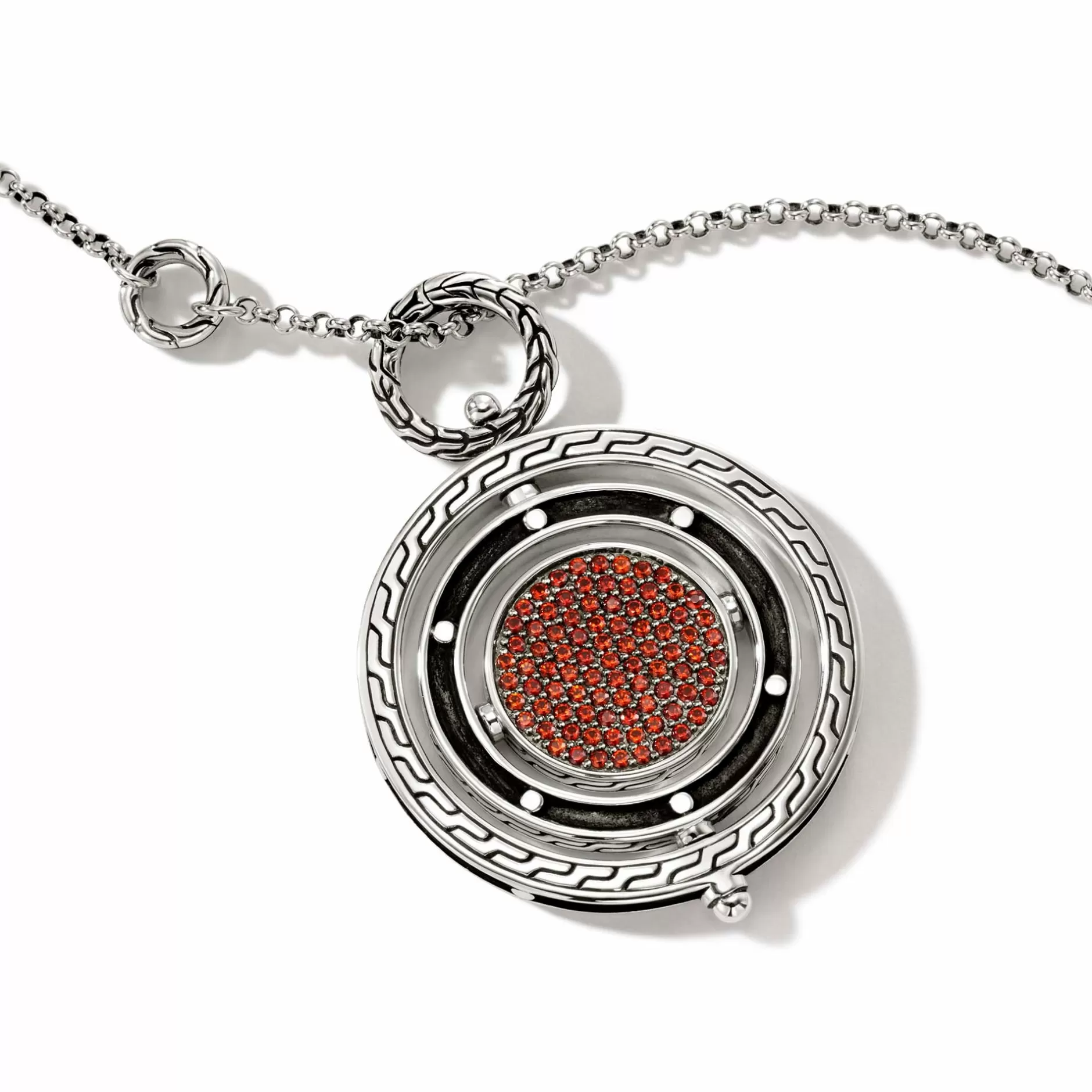 Moon Door Necklace, Sterling Silver, Pave^John Hardy Outlet