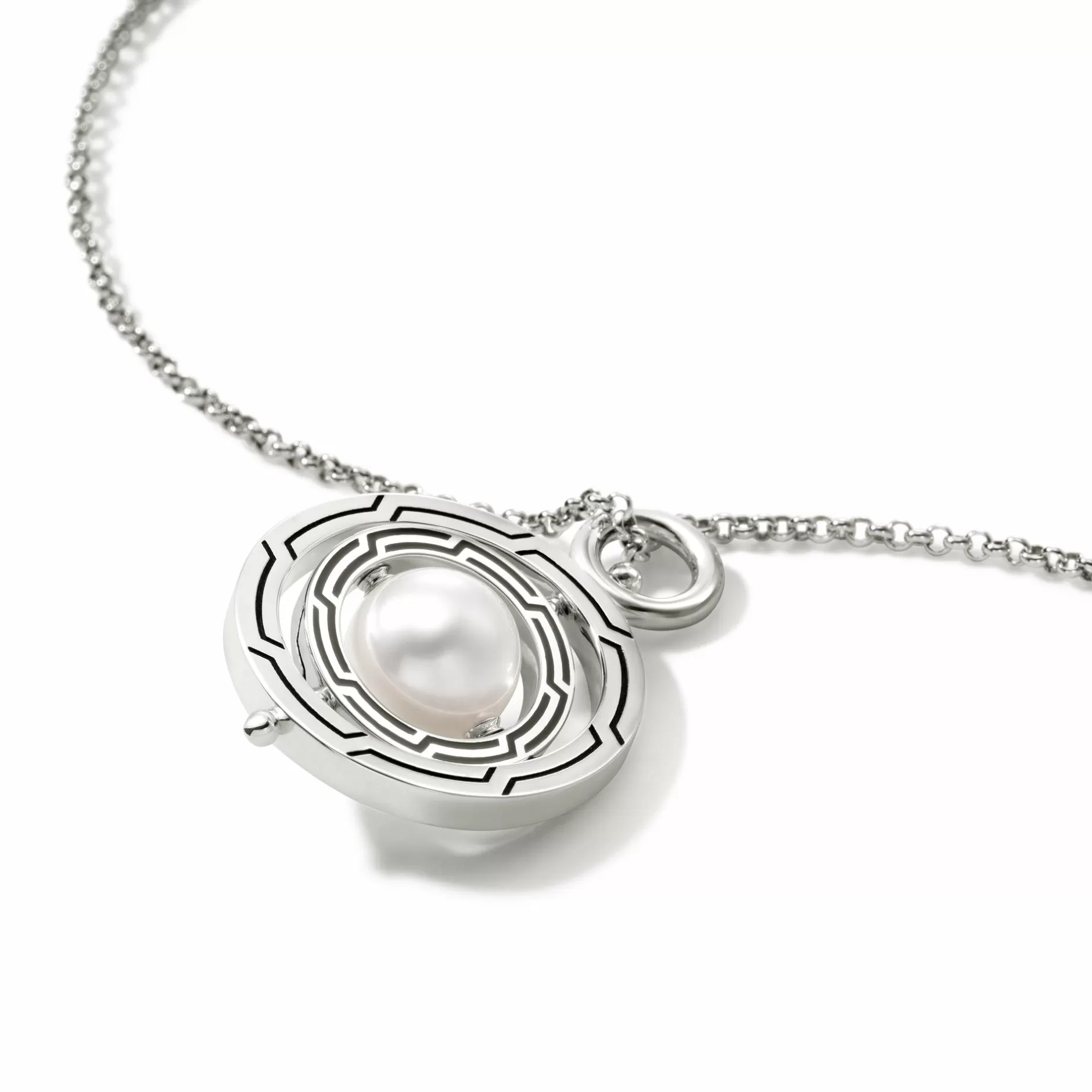 Moon Door Necklace, Sterling Silver, Pearl^John Hardy Cheap