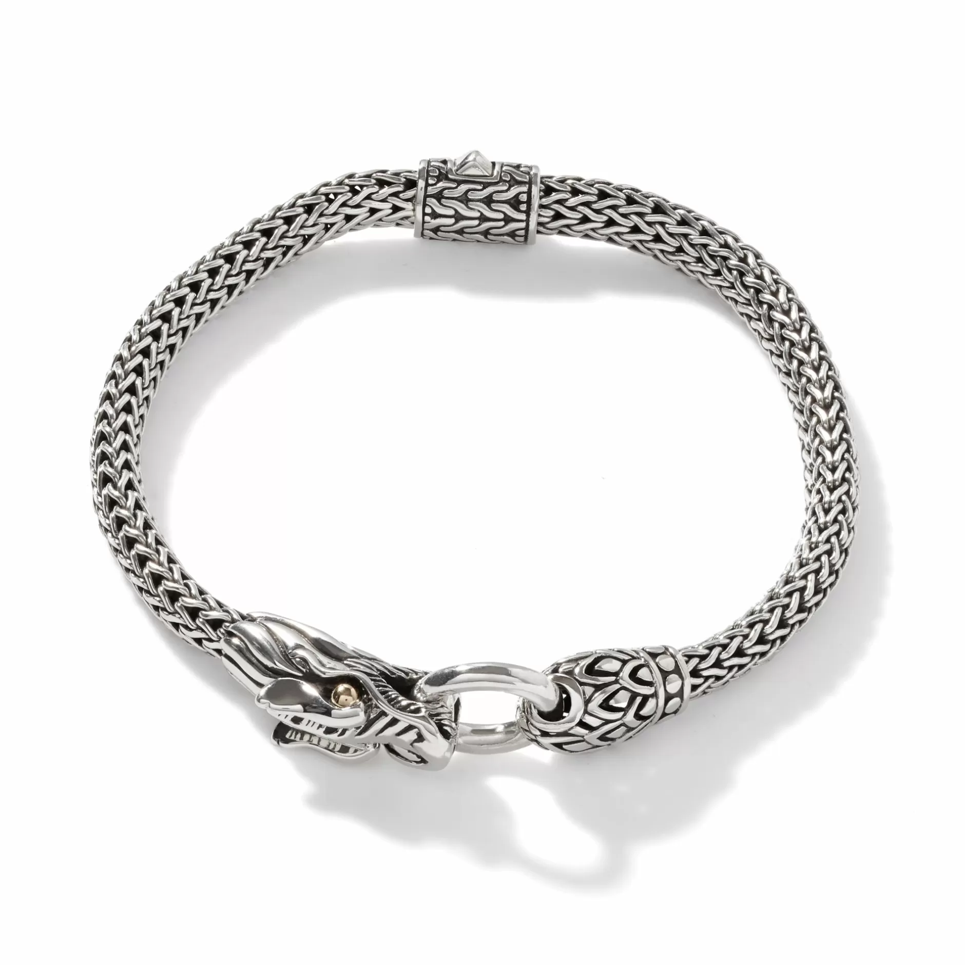 Naga Bracelet, Sterling Silver, Gold, 5Mm^John Hardy Fashion