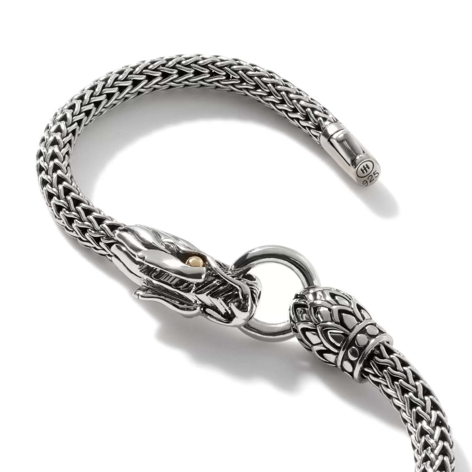 Naga Bracelet, Sterling Silver, Gold, 5Mm^John Hardy Fashion