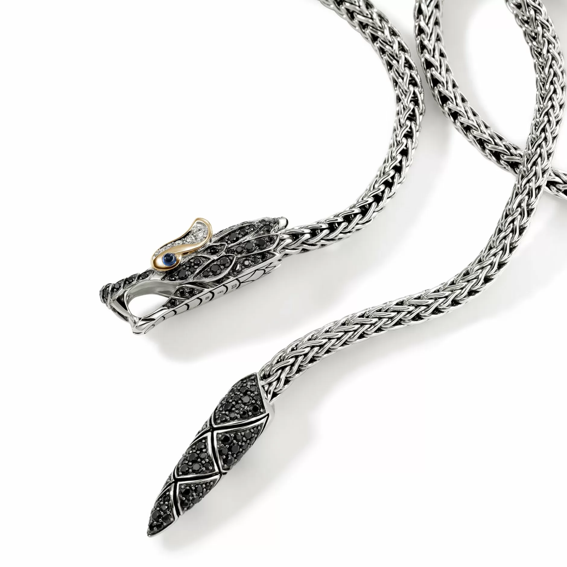 Naga Lariat, Gold, Silver, Diamonds^John Hardy Discount