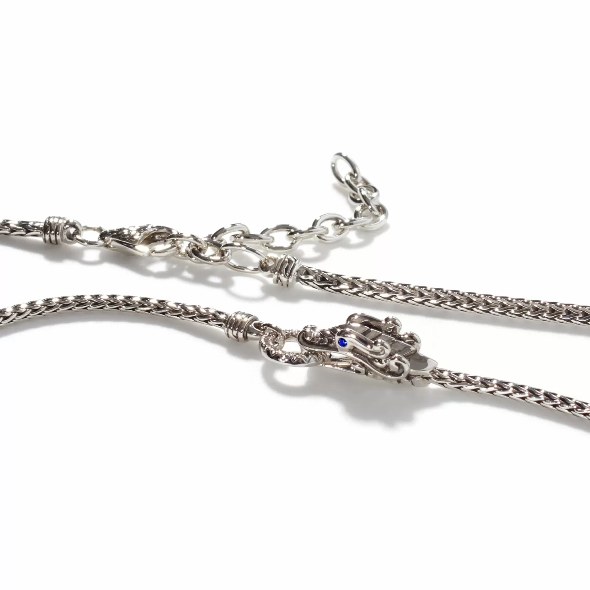 Naga Necklace, Silver, Diamonds, 2.5Mm^John Hardy Shop