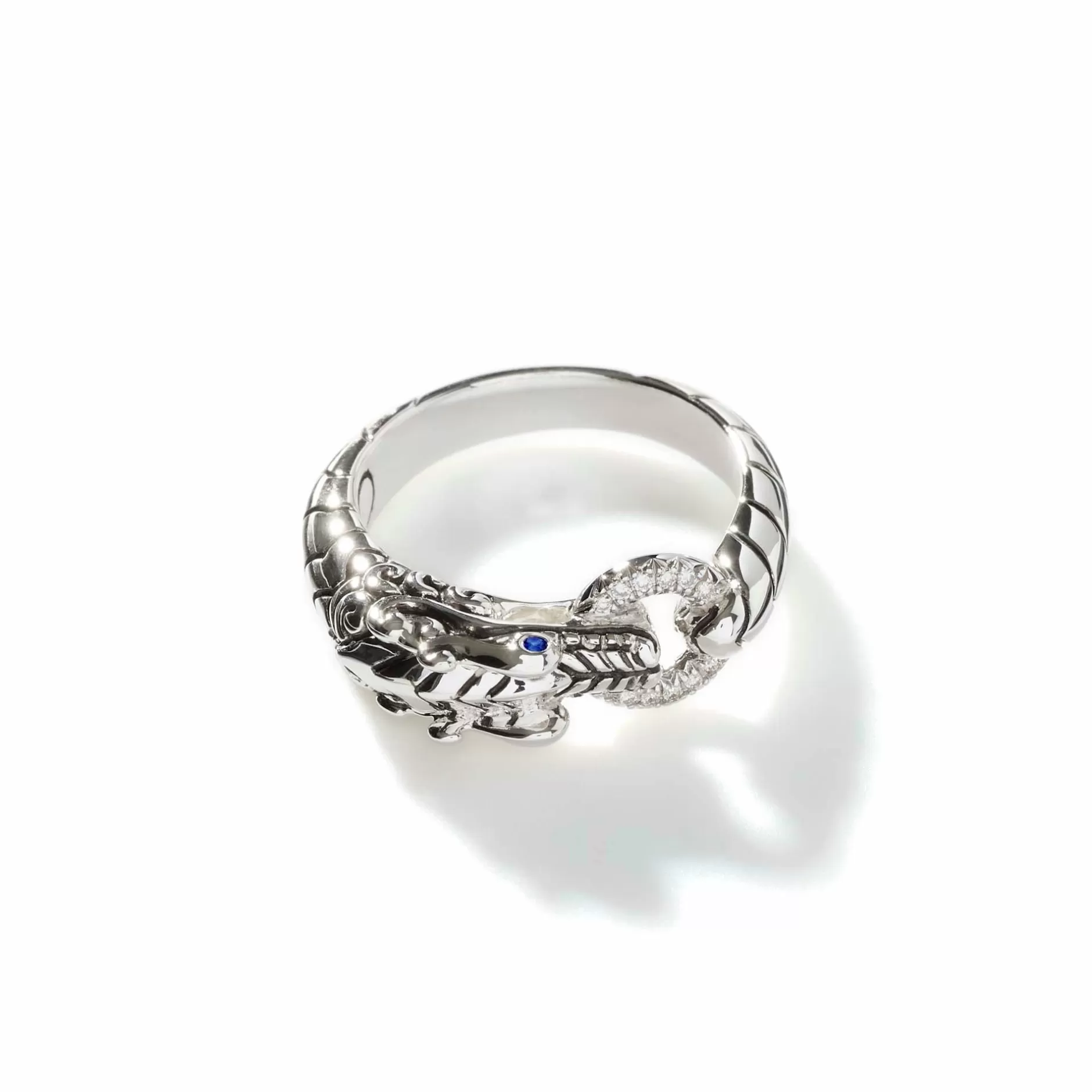 Naga Ring, Sterling Silver, Diamonds^John Hardy Outlet