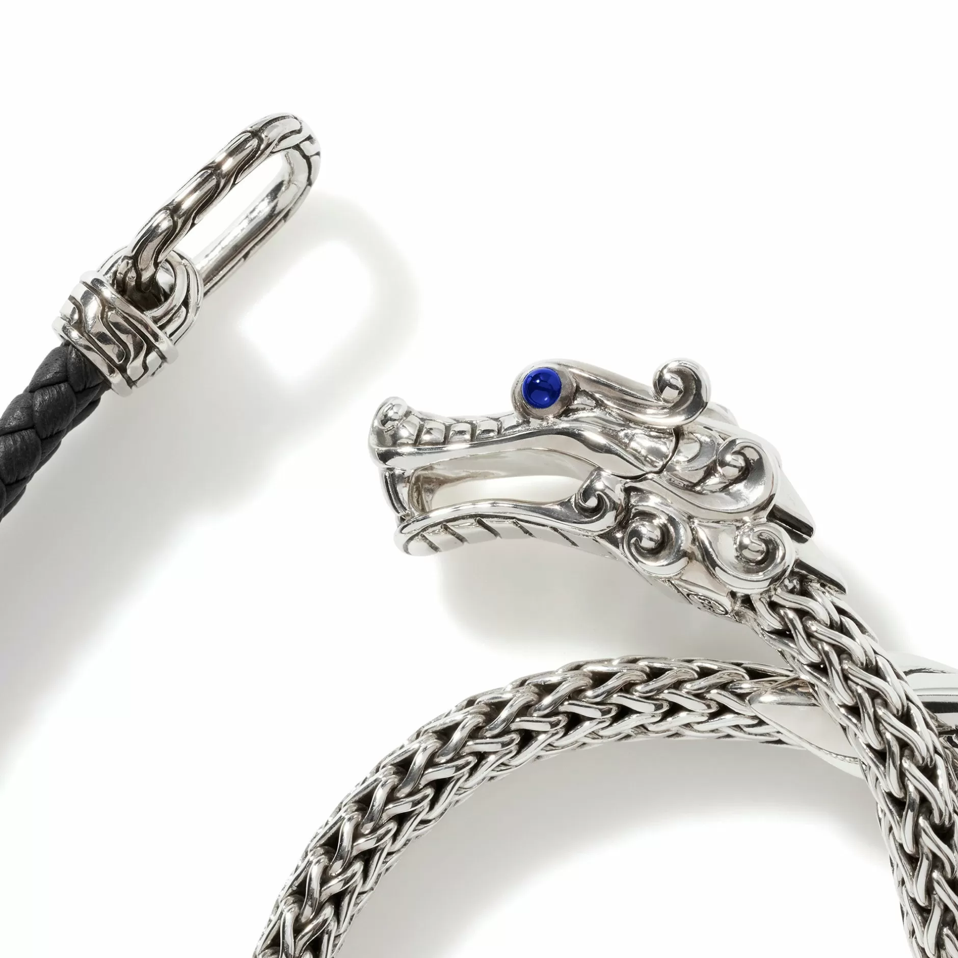 Naga Wrap , Sterling Silver, Leather, 6.5Mm^John Hardy Online