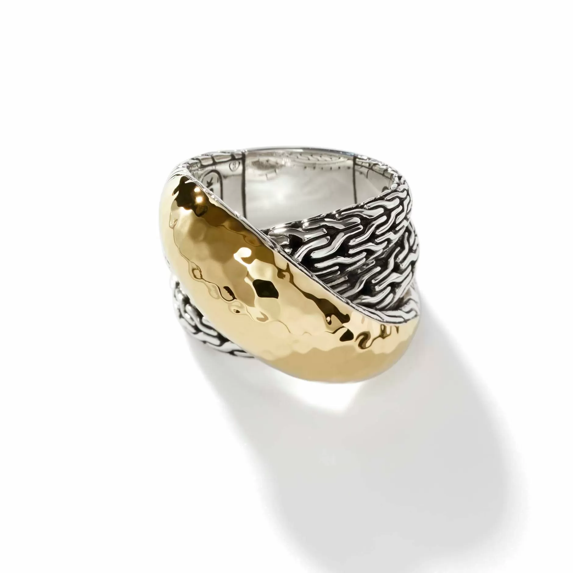 Palu Crossover Ring, Gold, Sterling Silver^John Hardy Outlet