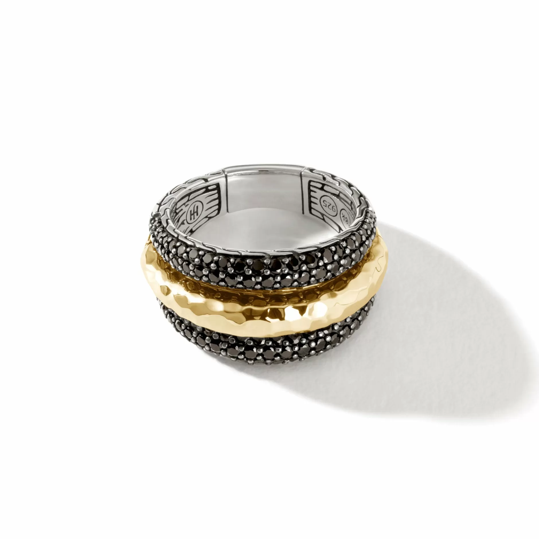 Palu Dome Ring, Silver, Gold, Pave^John Hardy Best