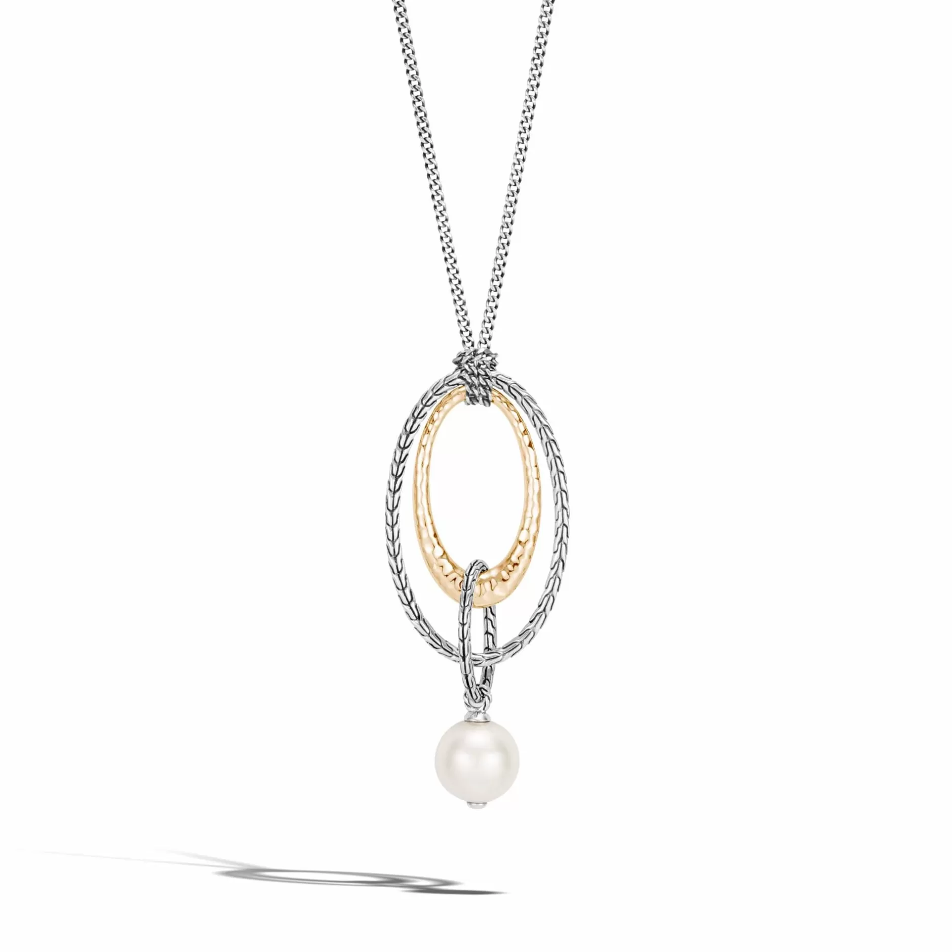 Palu Pearl Pendant Necklace, Silver, Gold^John Hardy Best