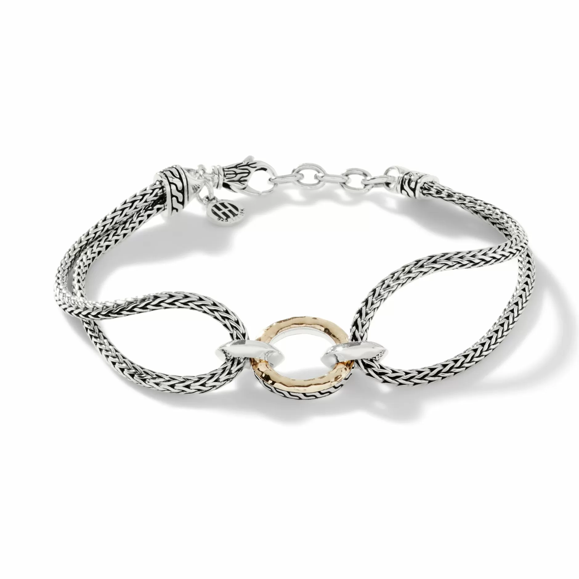 Palu Station Bracelet, Sterling Silver, Gold^John Hardy Best Sale