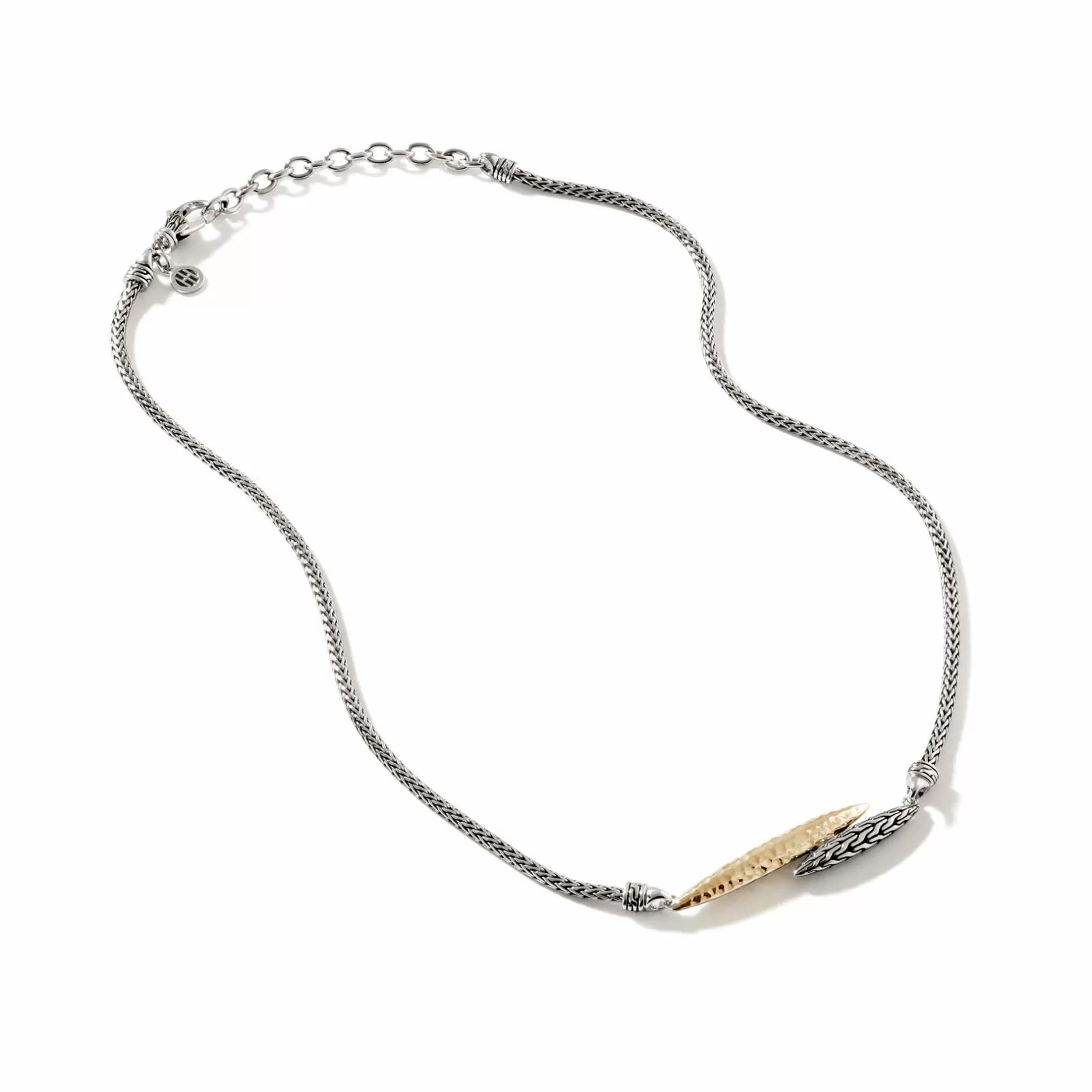 Palu Station Necklace, Sterling Silver, Gold^John Hardy Online