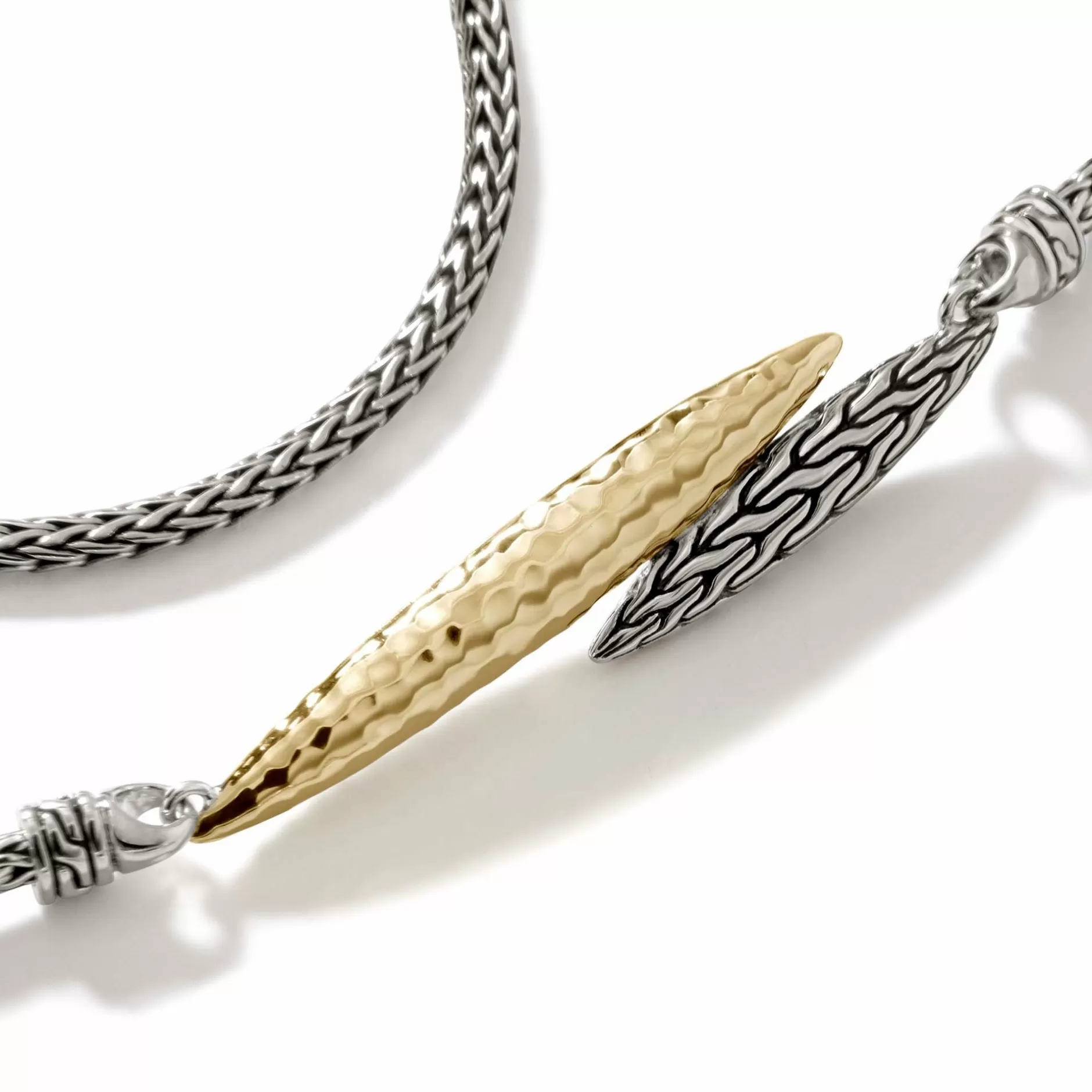 Palu Station Necklace, Sterling Silver, Gold^John Hardy Online