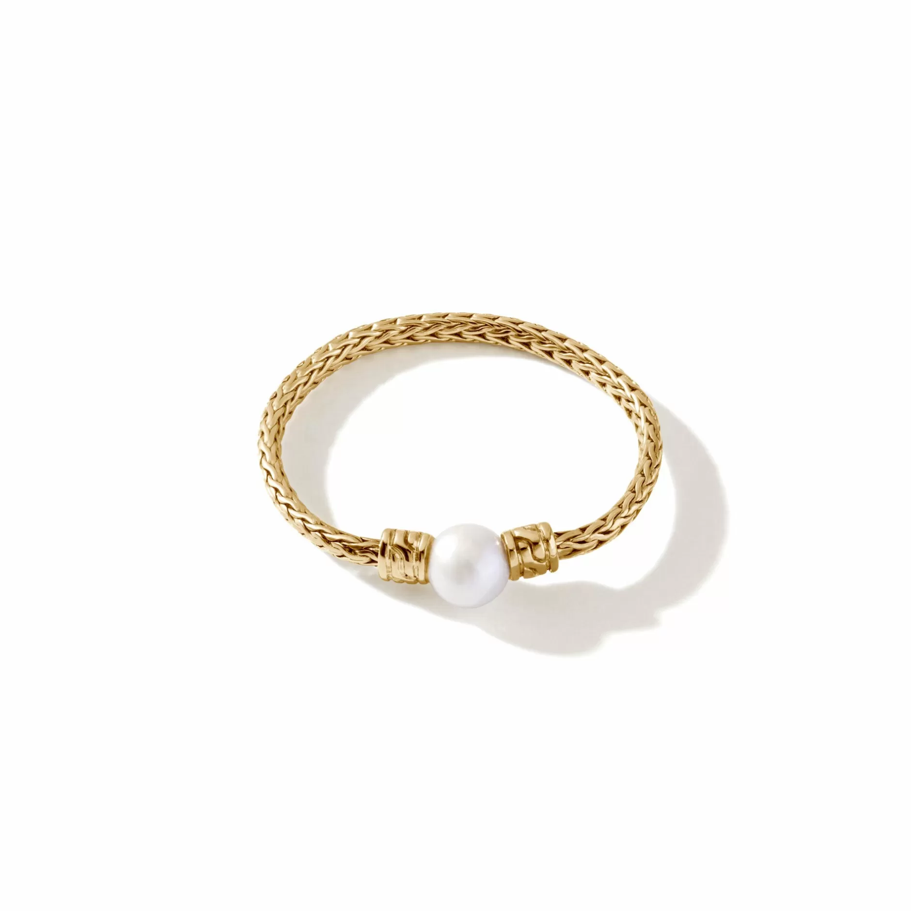 Pearl Chain Band Ring, Gold^John Hardy Discount