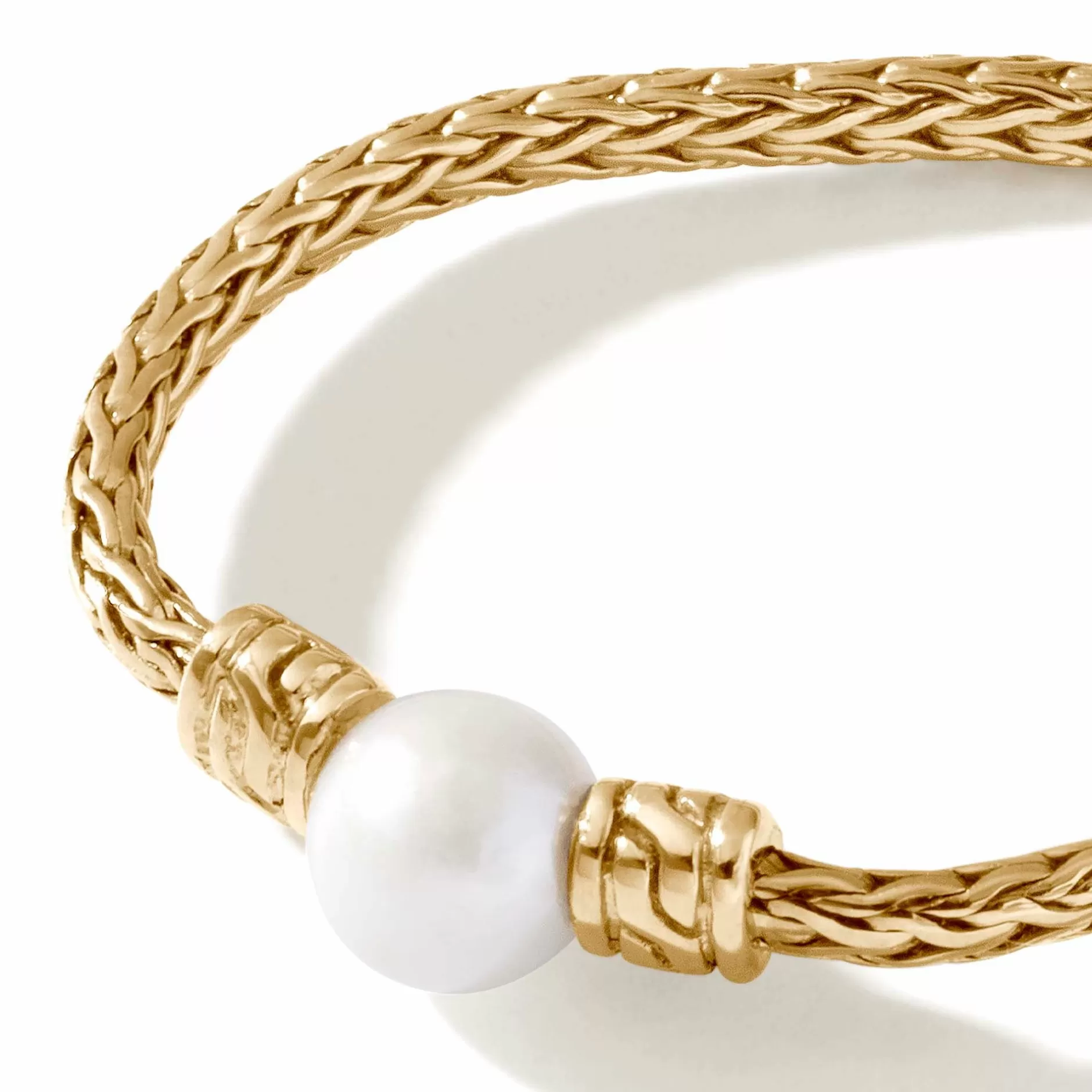 Pearl Chain Band Ring, Gold^John Hardy Discount