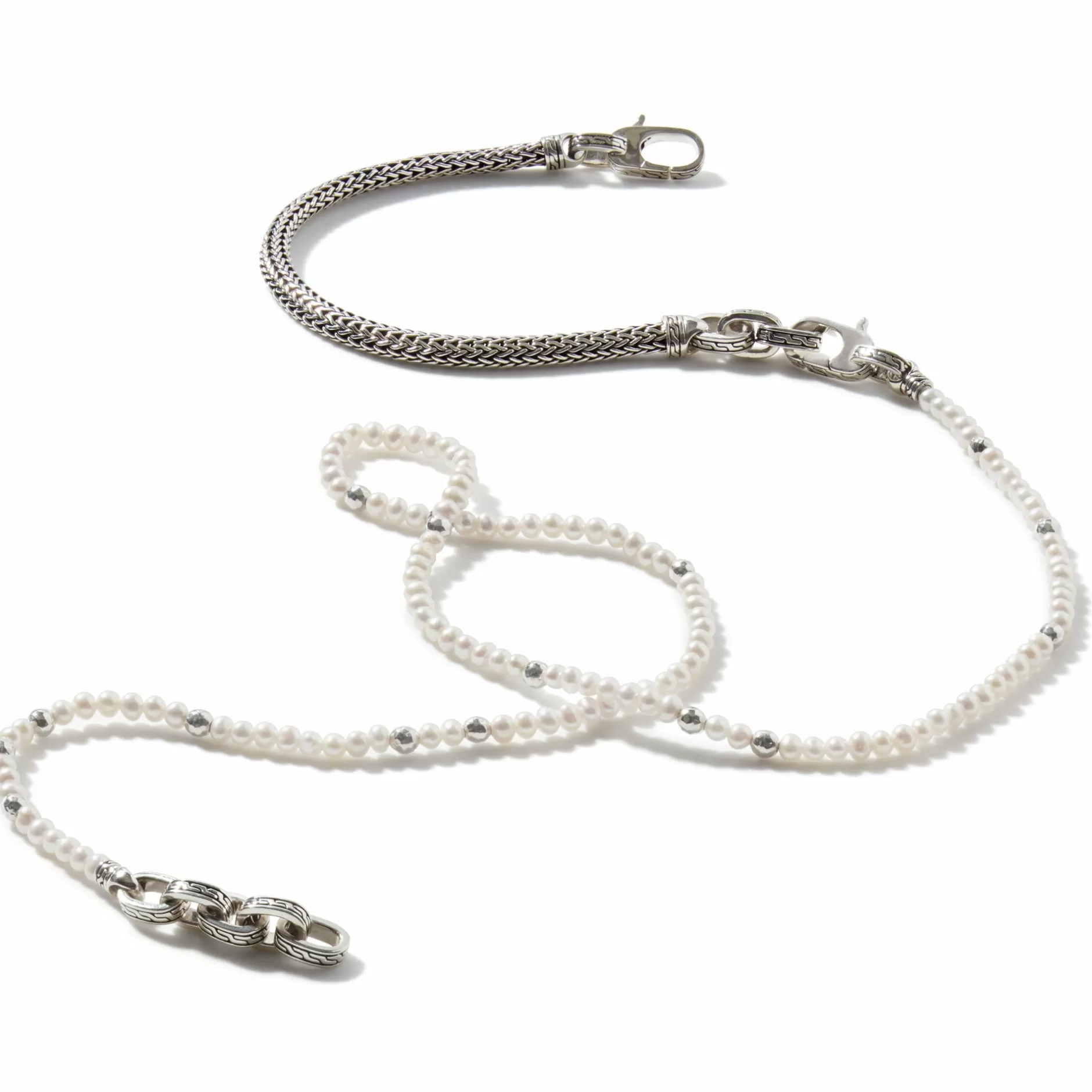 Pearl Chain Convertible Wrap, Sterling Silver^John Hardy Best