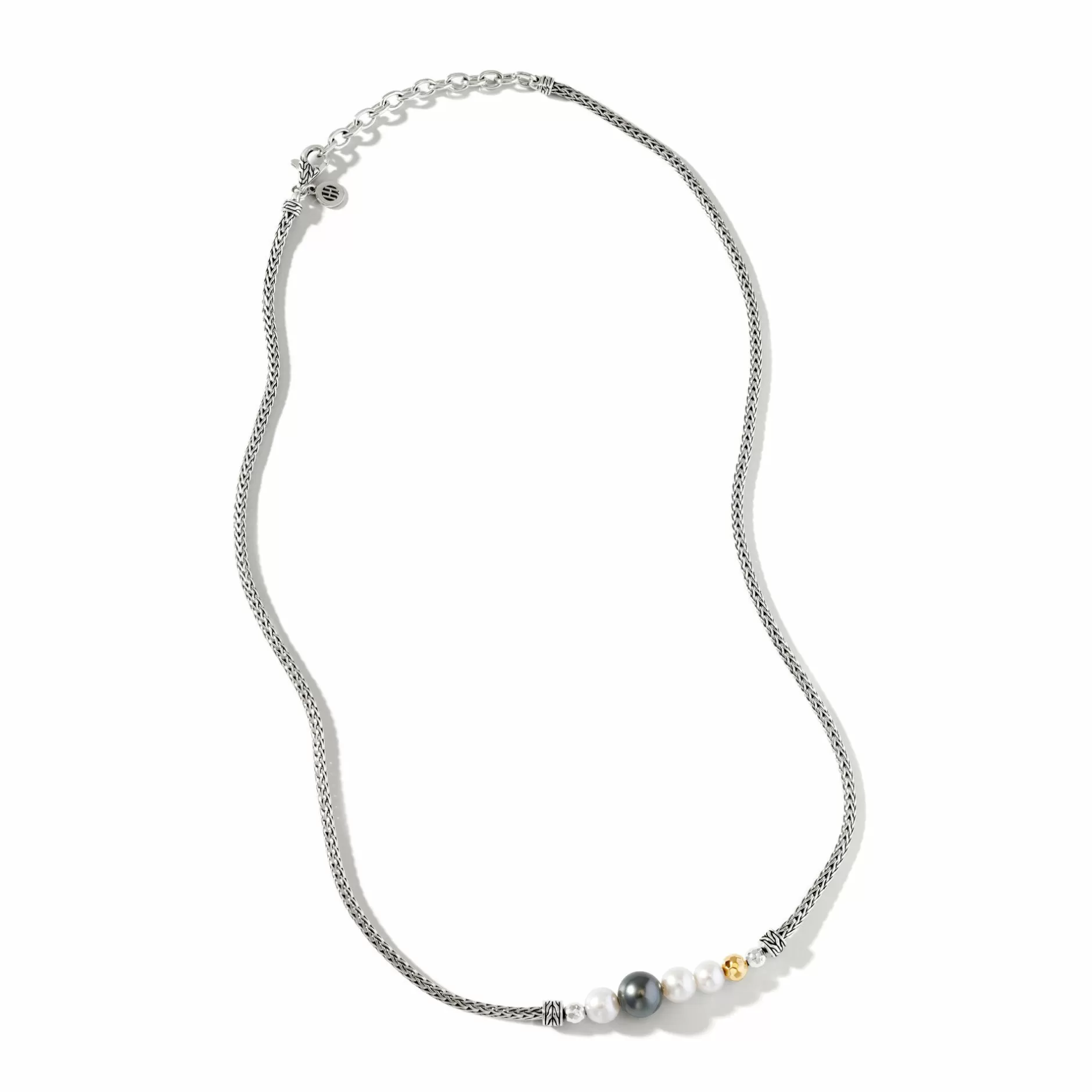 Pearl Chain Necklace, Sterling Silver, Gold^John Hardy Store