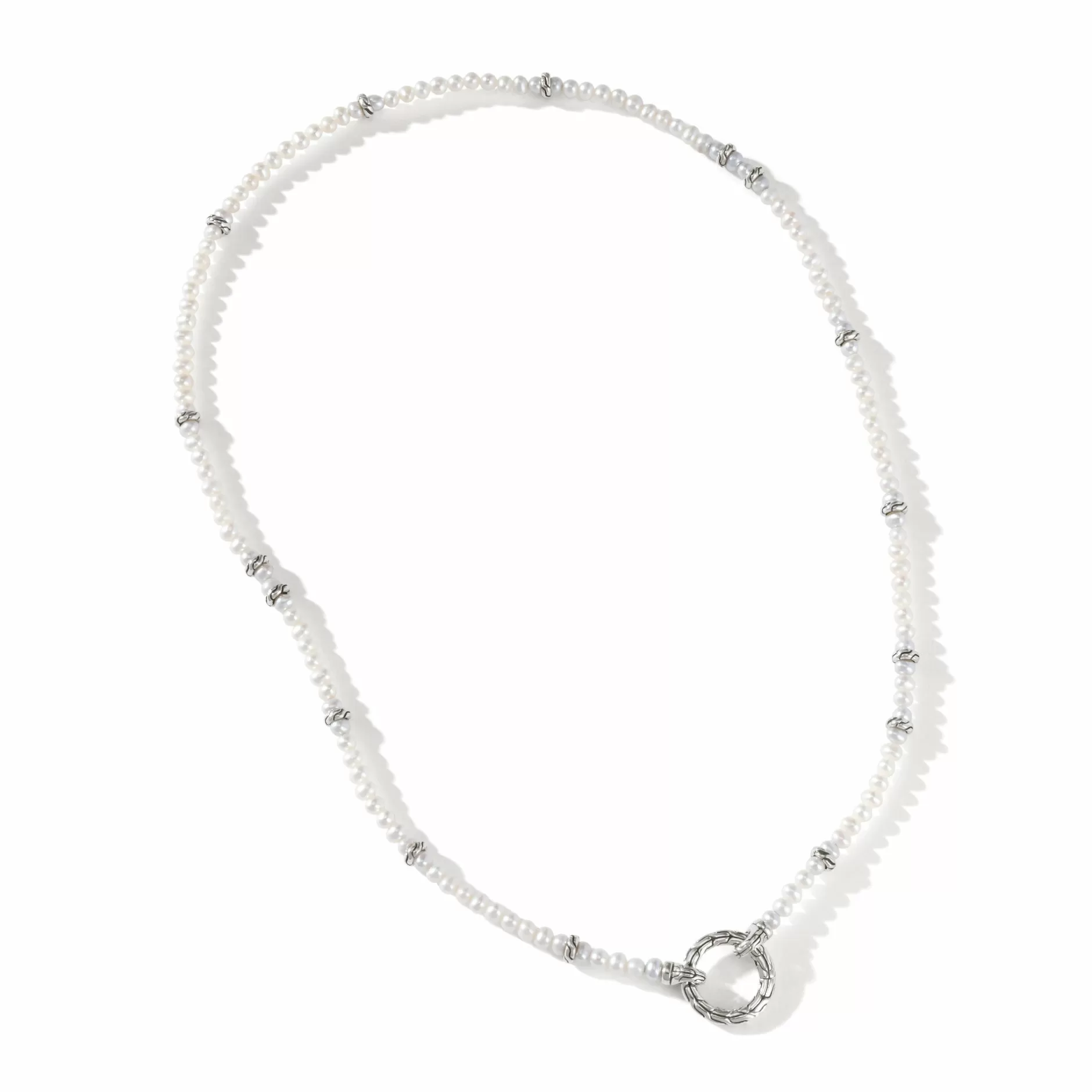 Pearl Keyring Necklace, Sterling Silver^John Hardy Hot