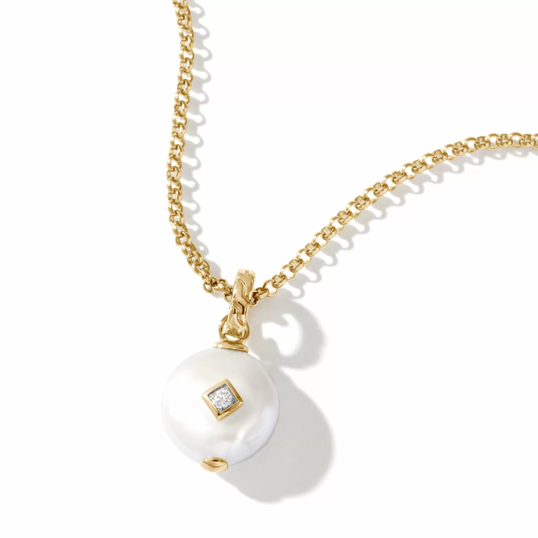 Pearl Pendant, Gold, Diamond^John Hardy Cheap