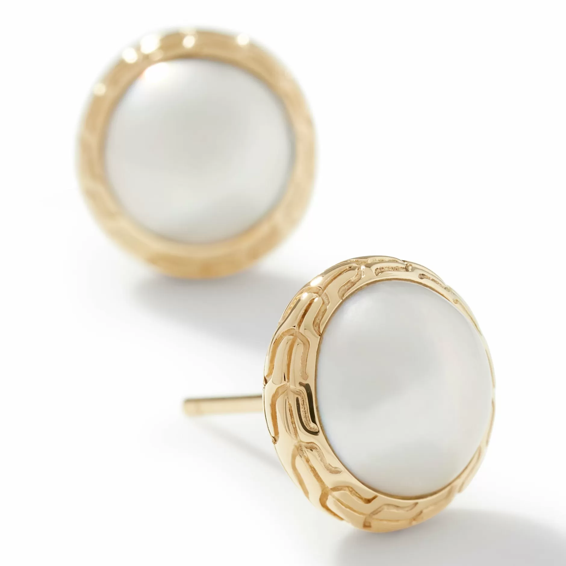 Pearl Stud Earring, Gold^John Hardy Online