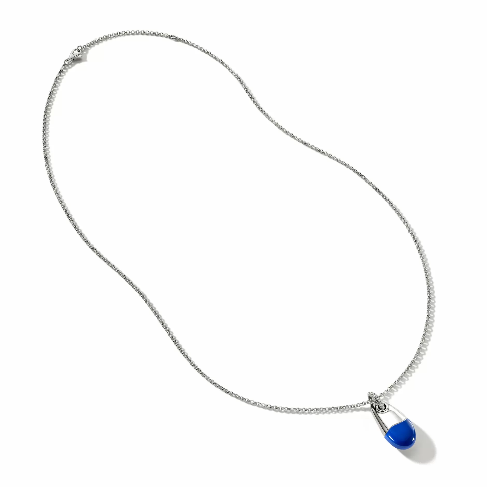 Pebble Necklace, Sterling Silver, Diamonds^John Hardy Hot