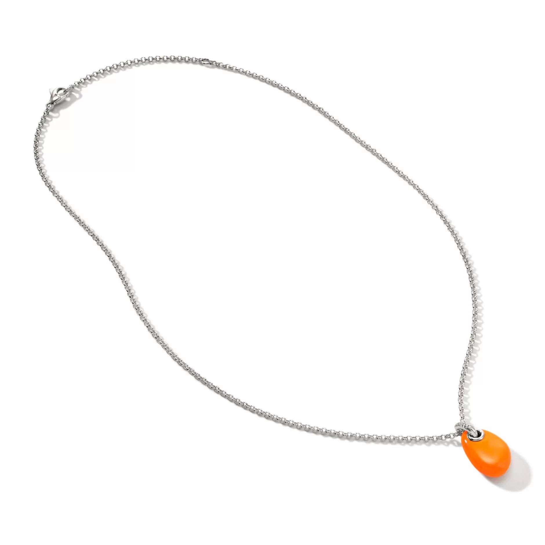 Pebble Necklace, Sterling Silver, Diamonds^John Hardy Sale