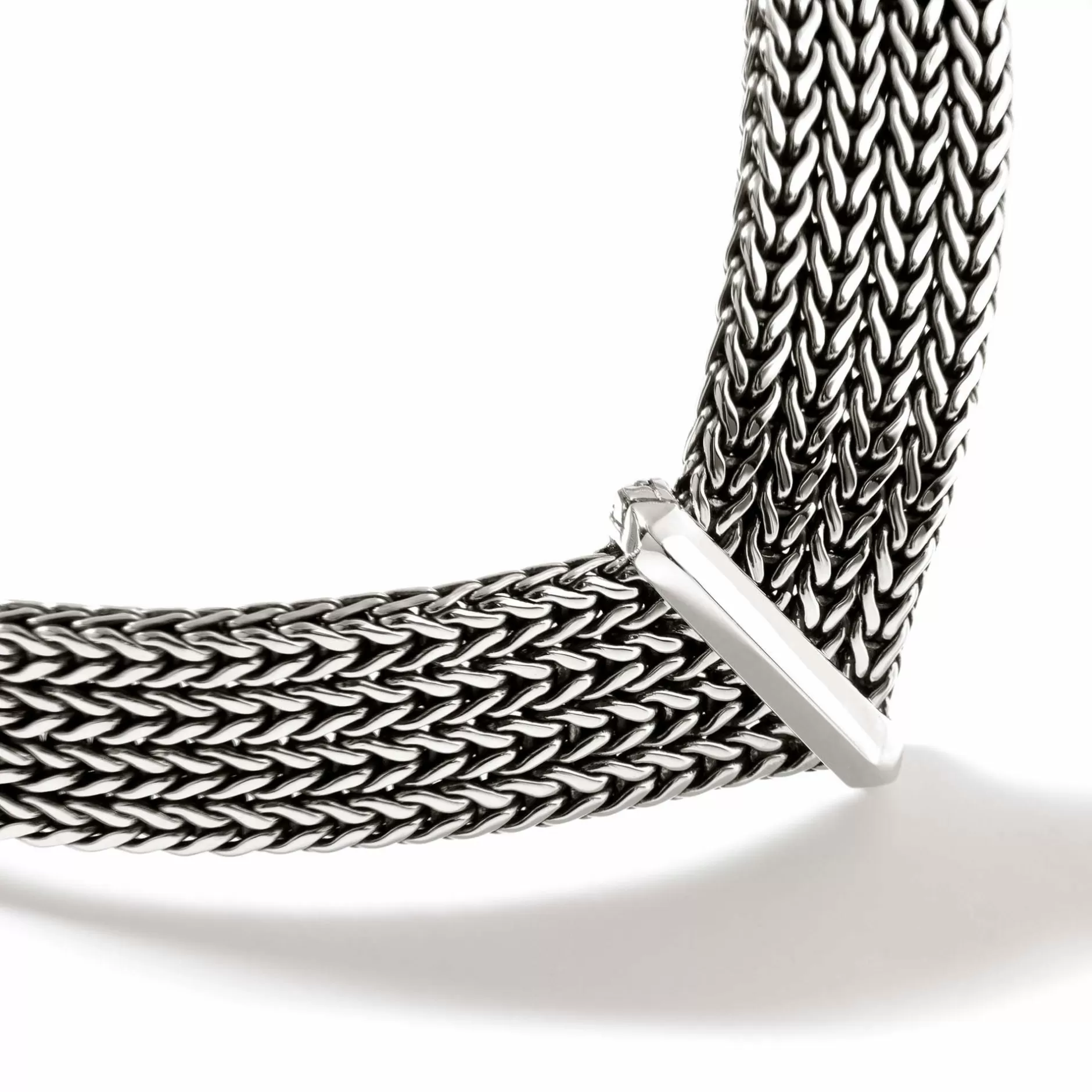 Rata Chain Chevron Necklace, Sterling Silver^John Hardy Fashion