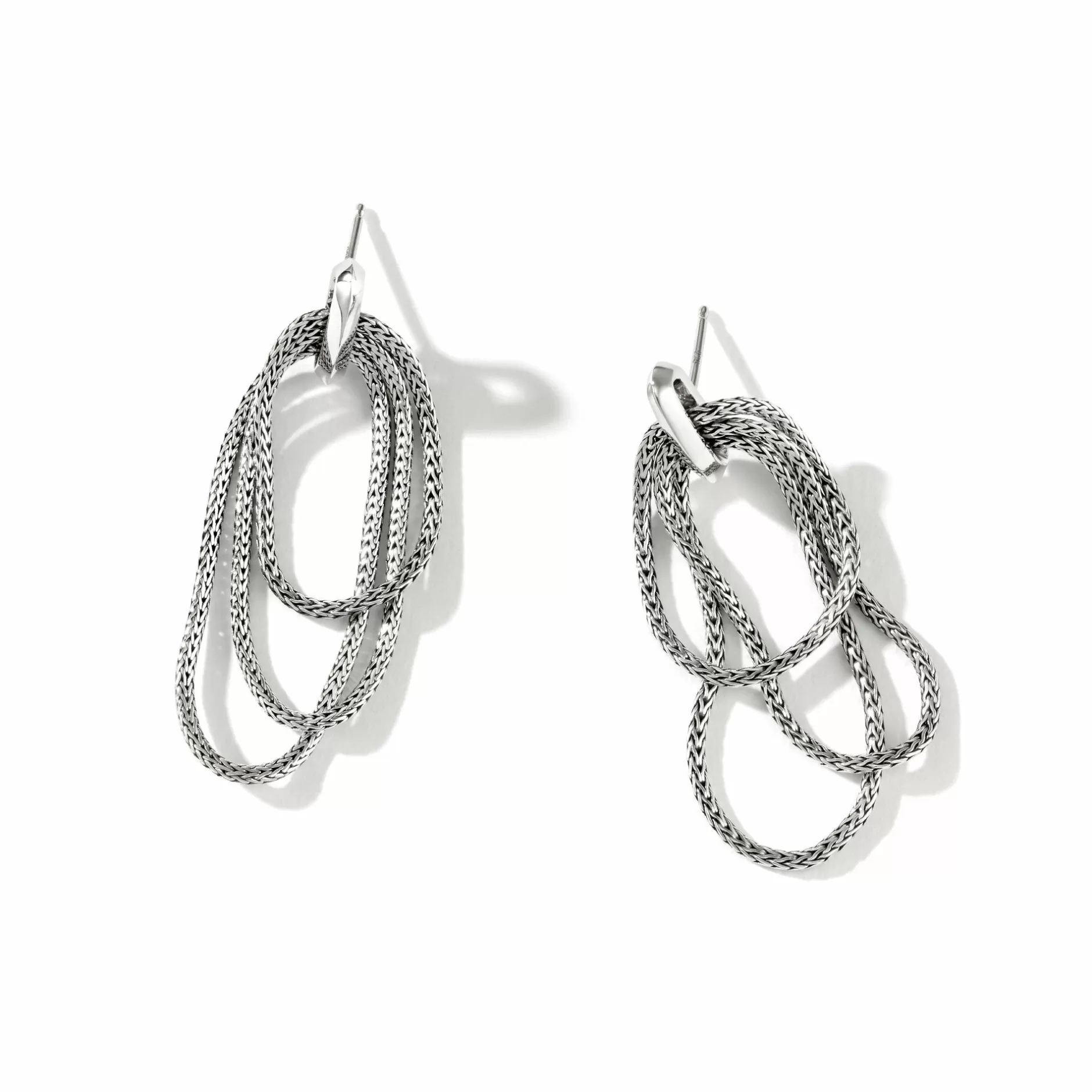 Soft Chain Drop Earring, Sterling Silver^John Hardy Best