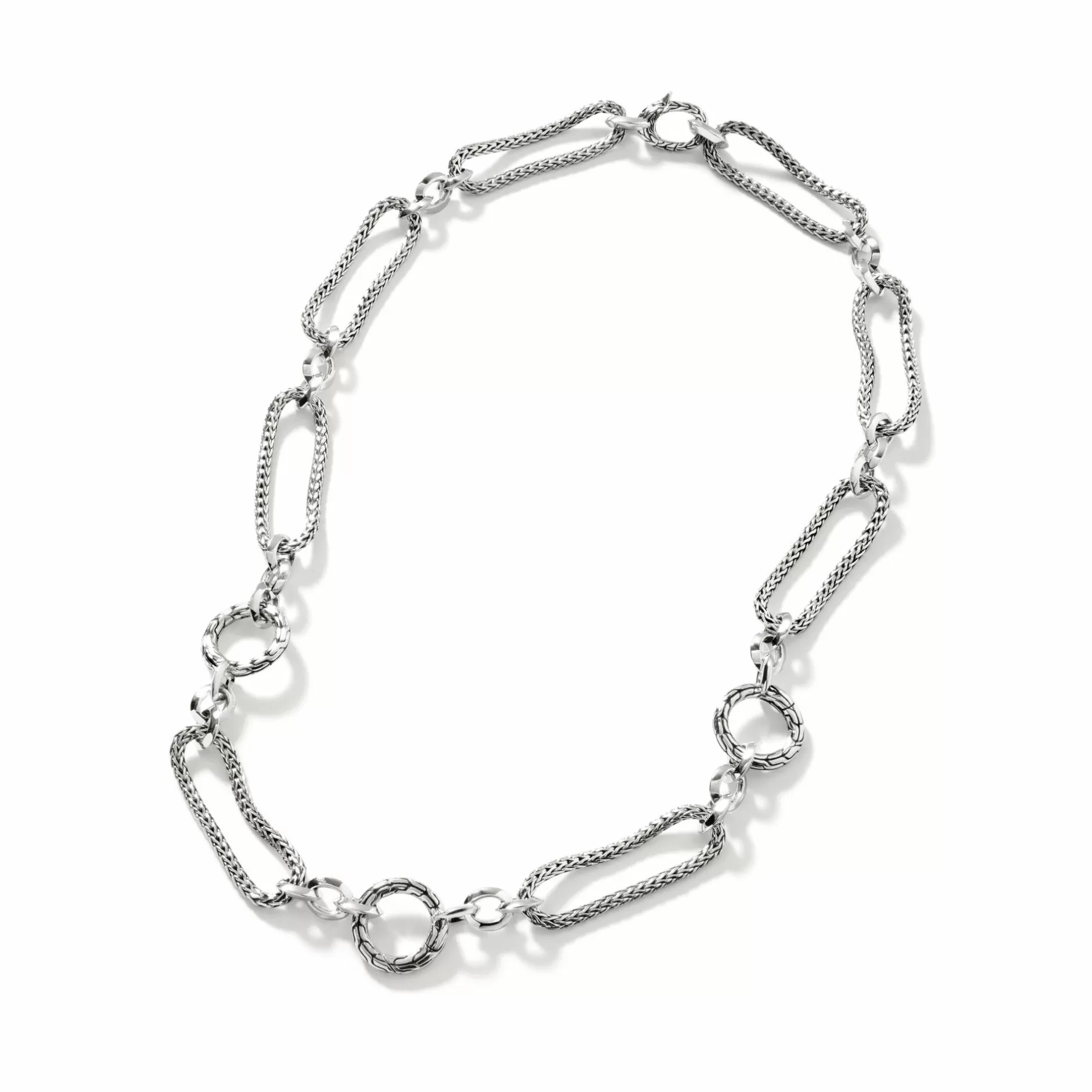 Soft Chain Link Necklace, Sterling Silver^John Hardy Fashion