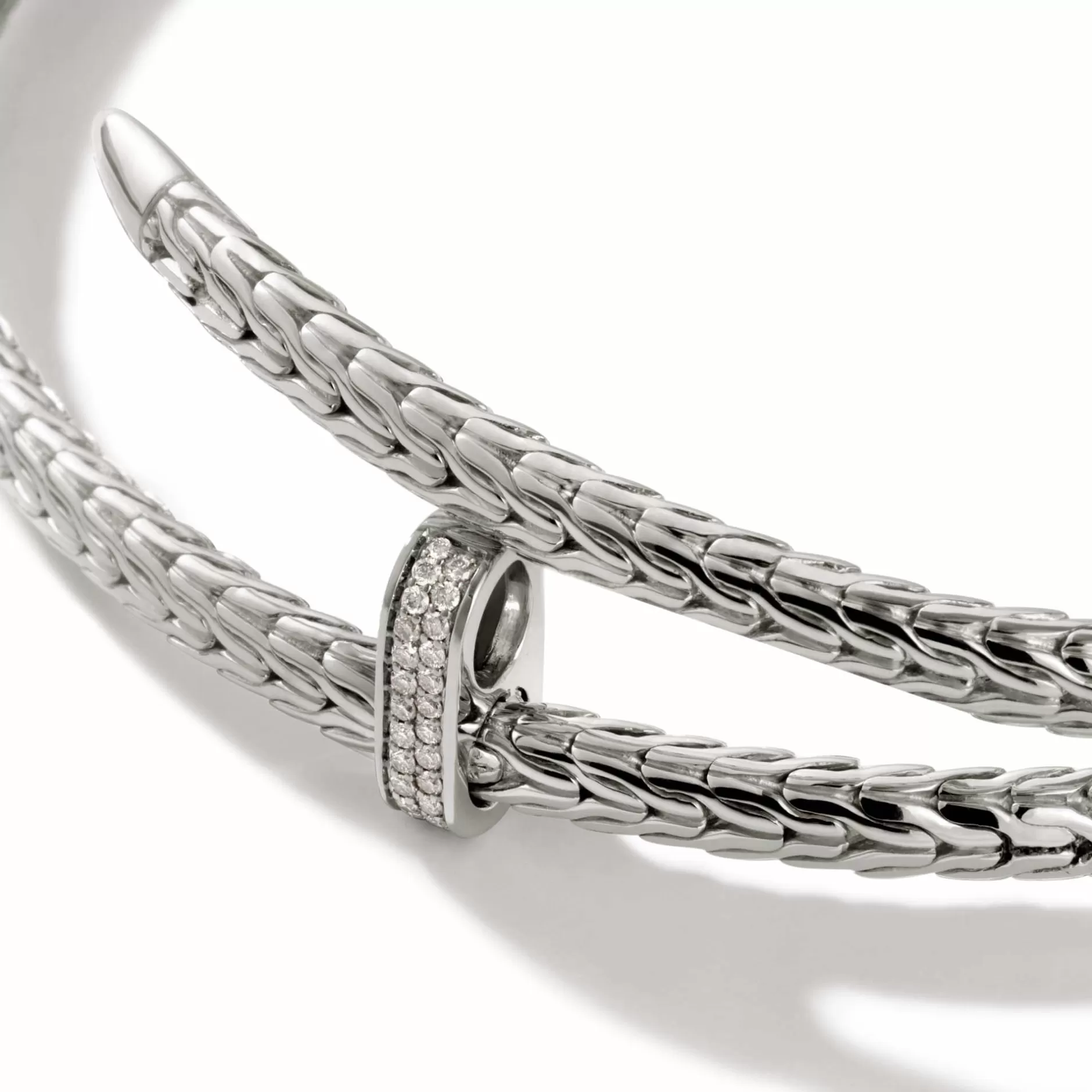 Spear Coil Choker, Sterling Silver, Diamonds^John Hardy Best Sale