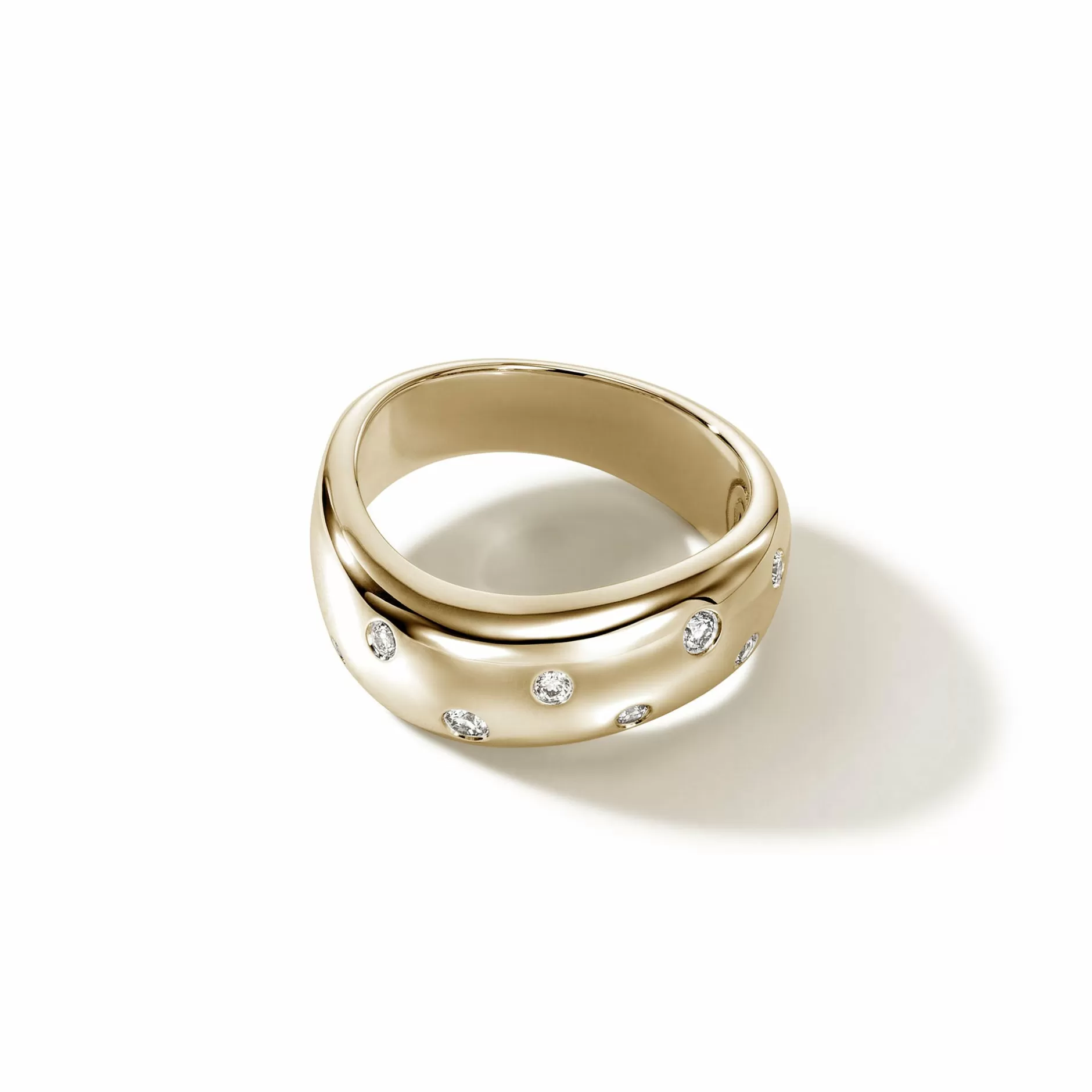 Surf Ring, Gold, Diamonds, Wide^John Hardy Hot