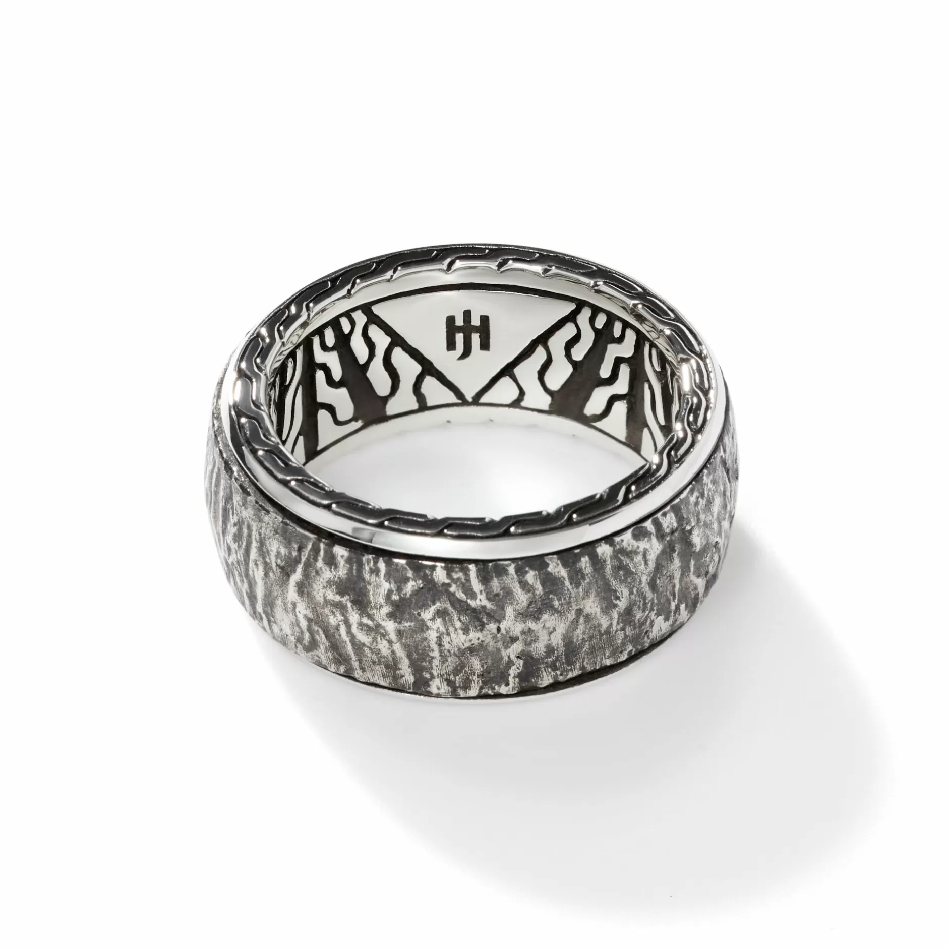 Texture Rotating Band Ring, Sterling Silver^John Hardy New